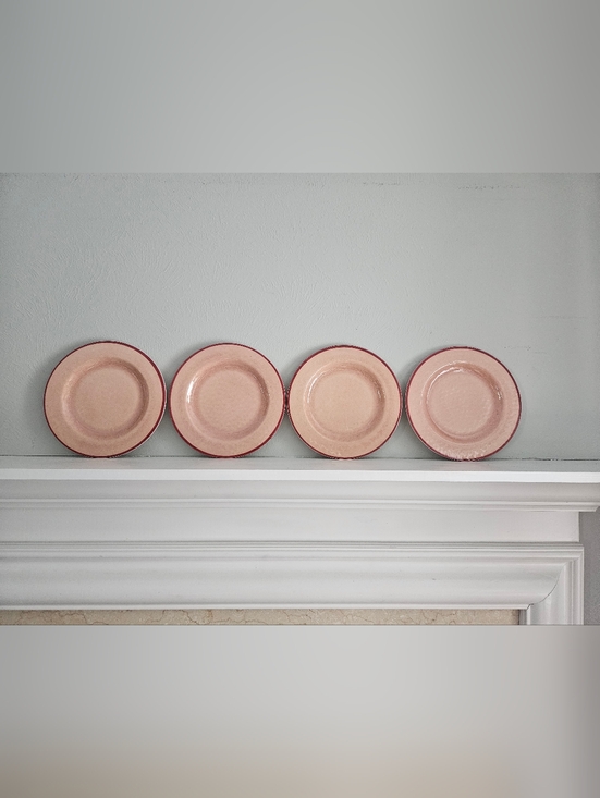 Threshold Other - NWOT Threshold Melamine Two Toned Pink Dinner Plates- Set Of 4